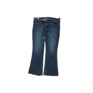 Old Navy The Sweetheart classic Rise Flare Women's size 16 Dark Blue Denim Jeans